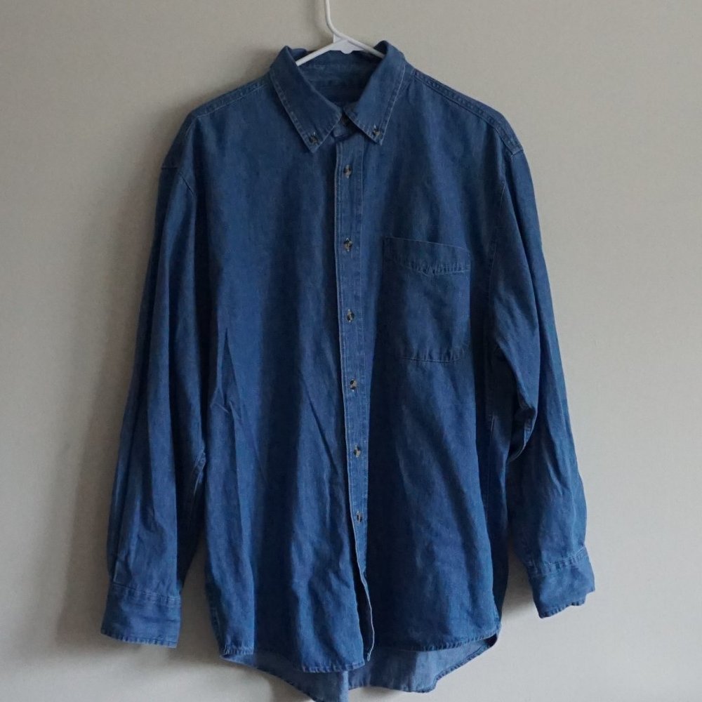 Long Sleeve Denim Shirt - Picture 3 of 8